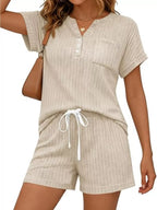 Bettina Short Set detail view styled for Avrienne