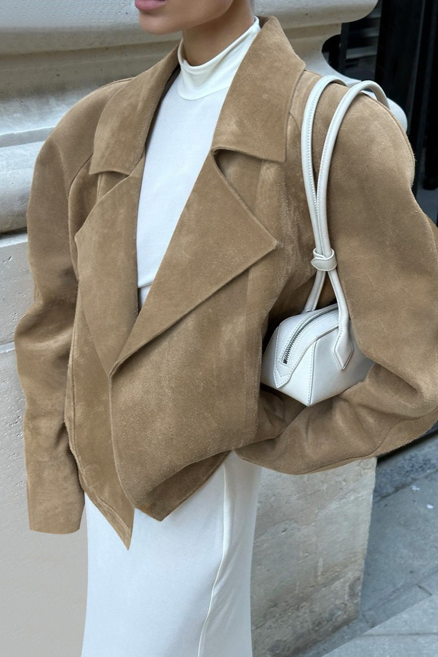 Vintage Suede Relaxed Fit Jacket image 5