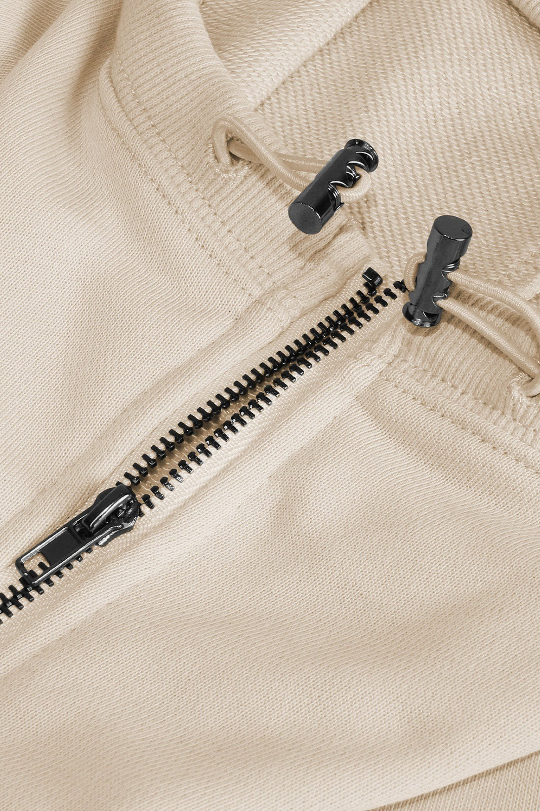 Plain Cropped Zipper Sporty Sweatshirt image 5
