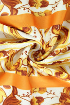 Elegant Vintage Printed Midi Dress image 5