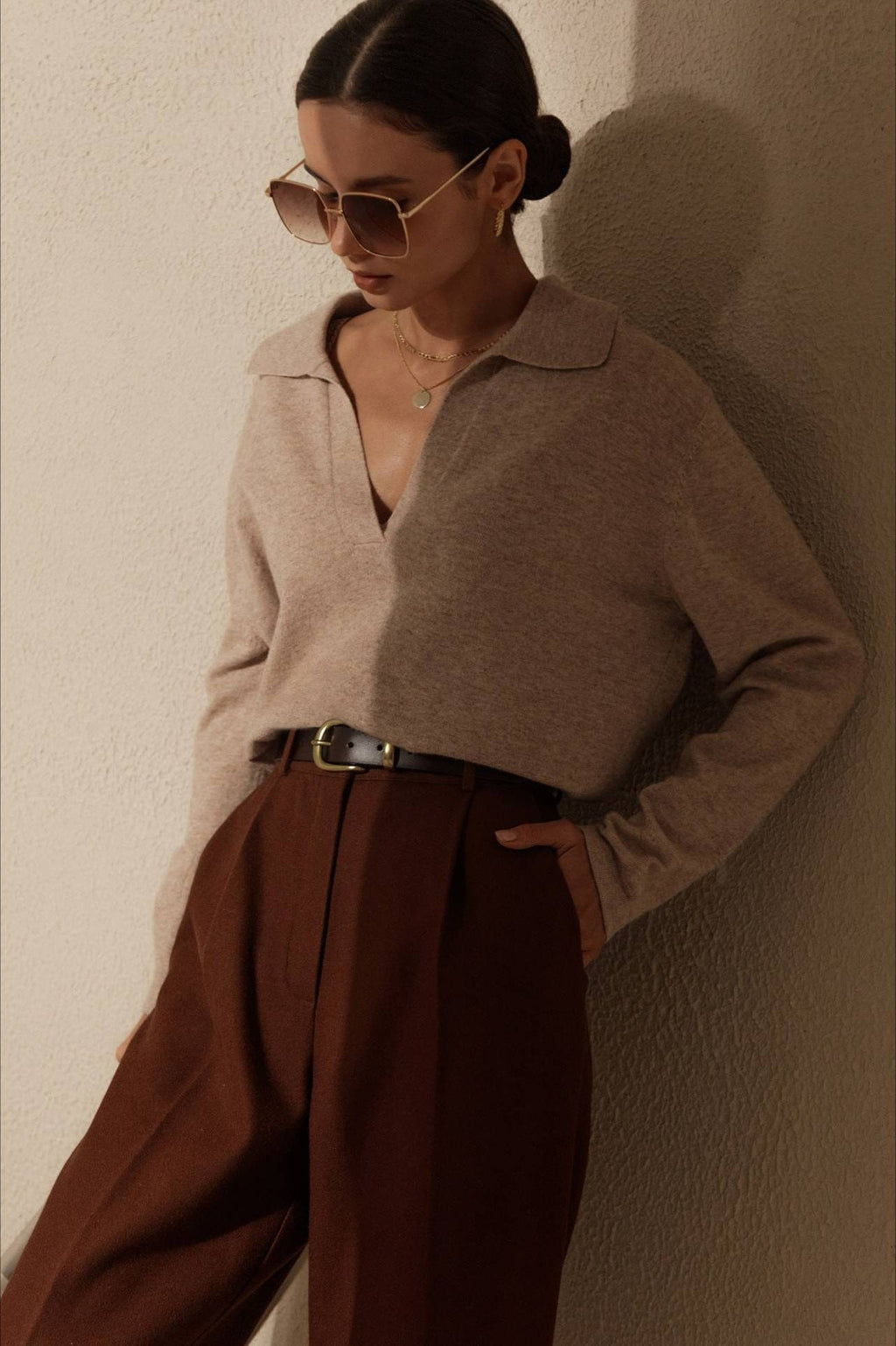 French-Style Lapel Knit Sweater image 6