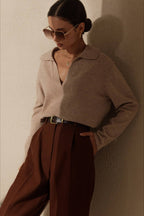French-Style Lapel Knit Sweater image 6