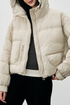 Cropped Relaxed Fit Puffer Jacket image 4