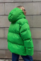 Heavy Duty Zipped Hooded Puffer Jacket image 9