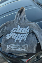 Graphic Print Oversized Hoodie image 4