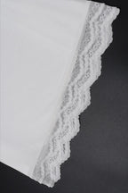 Sexy Lace Trim Tie Back Slim Skirt Set image 9
