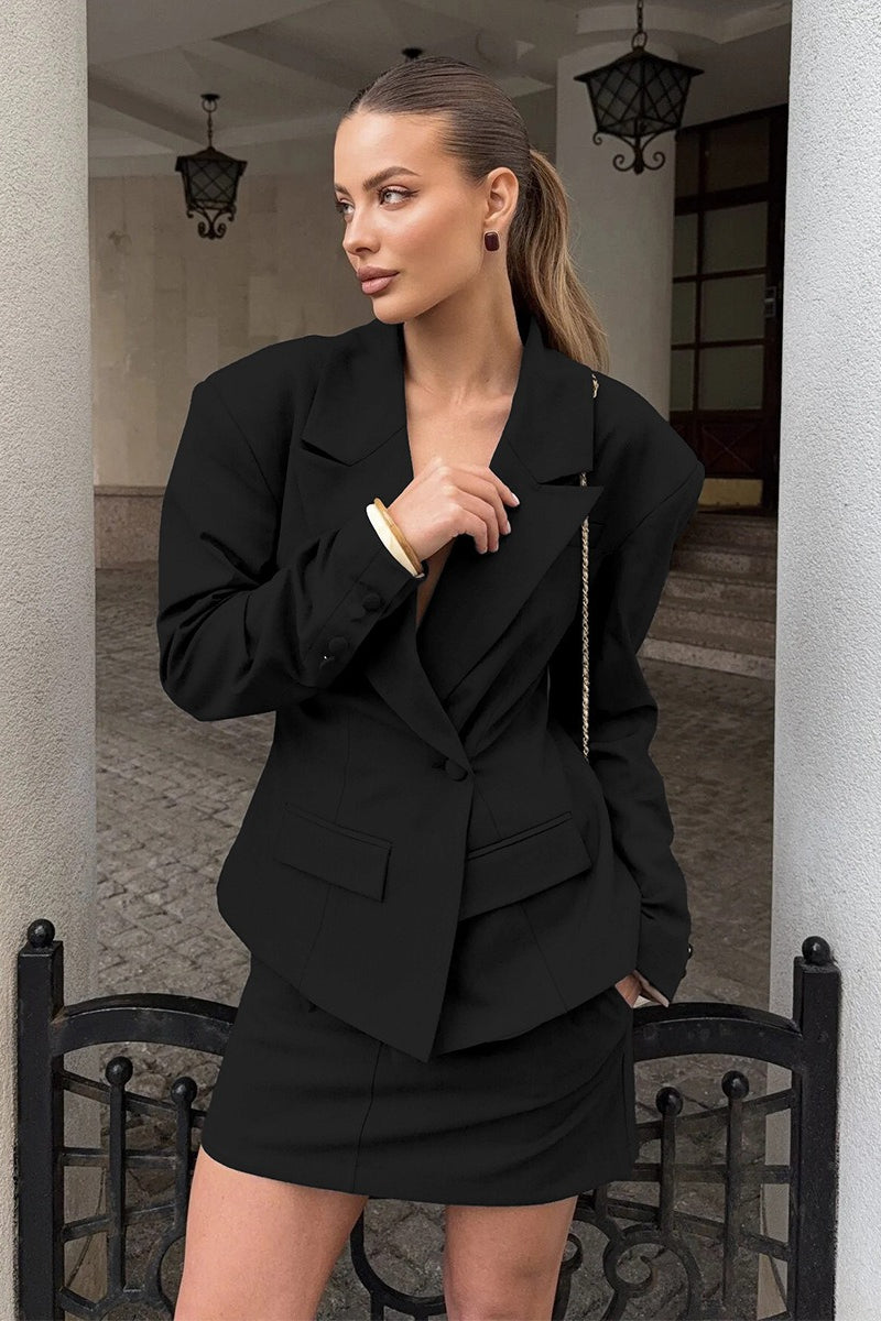 Cinched Waist Short Blazer image 7