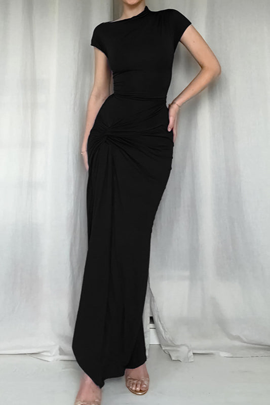 Twist Front Bodycon Maxi Dress image 1