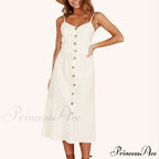 Polka Dot Striped Backless Midi Dress image 20