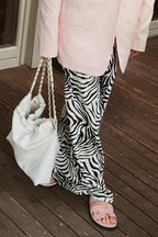 Elegant Satin Animal Print Skirt image 4