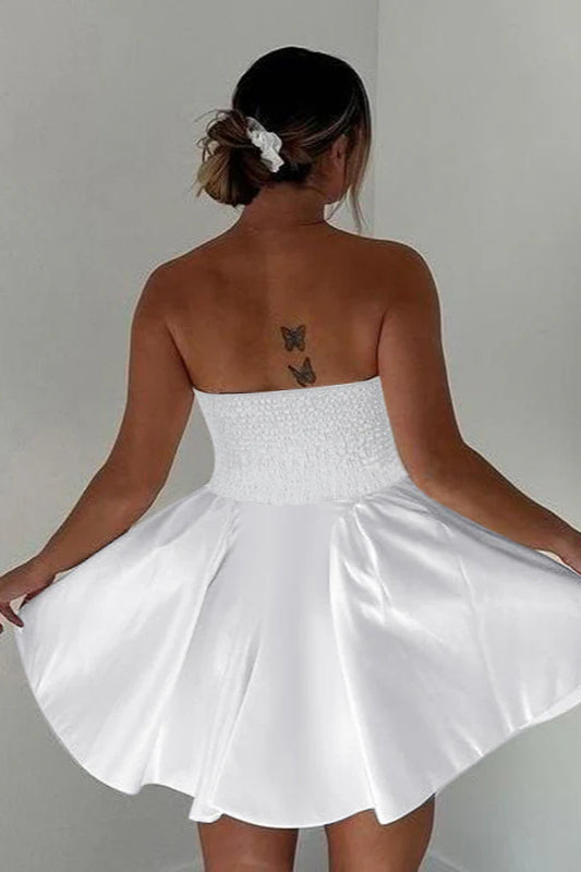French Style Sweetheart Neckline A-Line Party Dress image 6