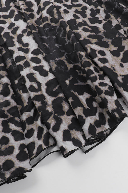 Leopard Print Sexy Slip Dress Party Dress image 7