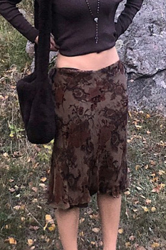 Fashion Mesh Lettuce Hem Skirt image 1
