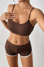 Strapless Ribbed Bikini Two Piece Swim Set image 2