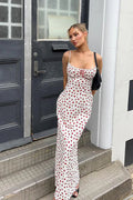 Floral Spaghetti Strap Slim Fit Maxi Dress image 1
