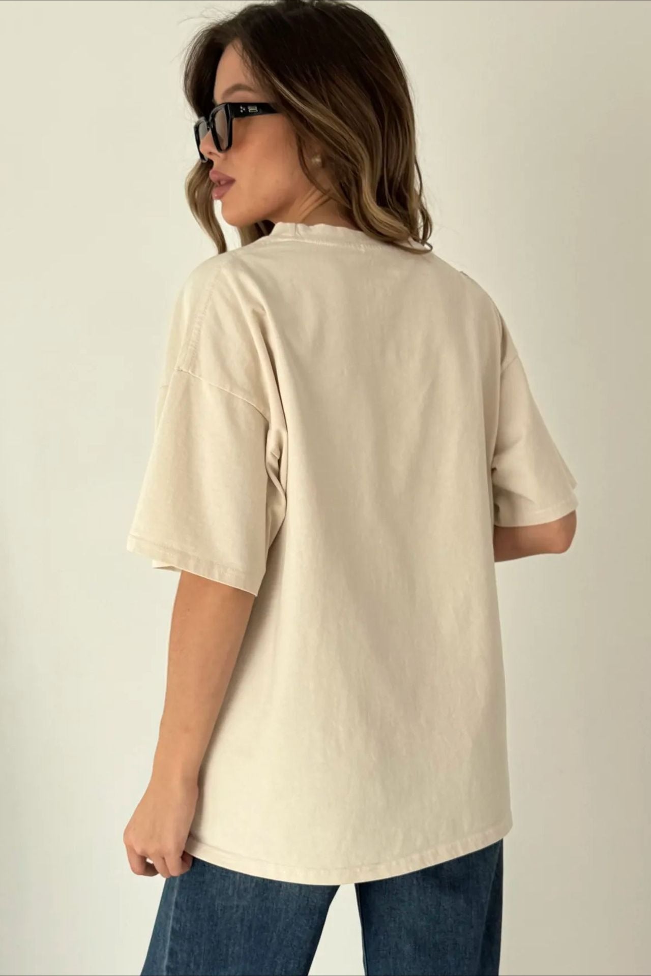 Minimalist Casual Cotton Letter Print Short Sleeve T-shirt image 14