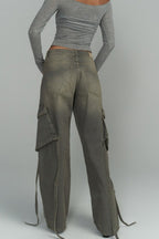 Vintage Patch Pocket Wide Leg Jean image 3
