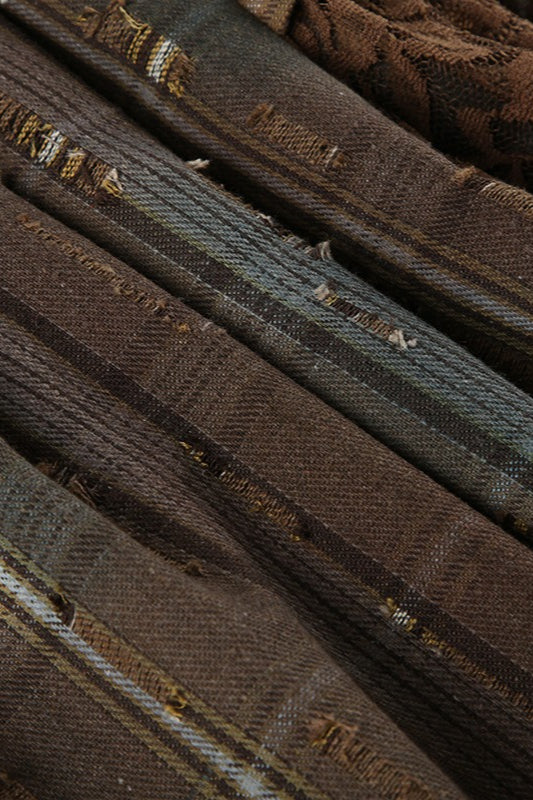 Wasteland Plaid Asymmetrical Lace Skirt image 6