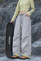 Quick Dry Cargo Wide Leg Cuffed Pants image 7