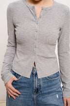 Lightweight Ribbed Cardigan image 4