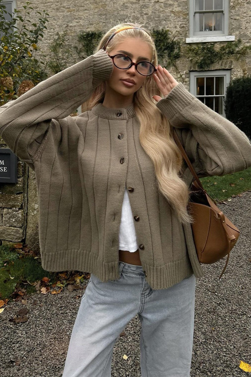 Soft Rib Relaxed Cardigan image 2