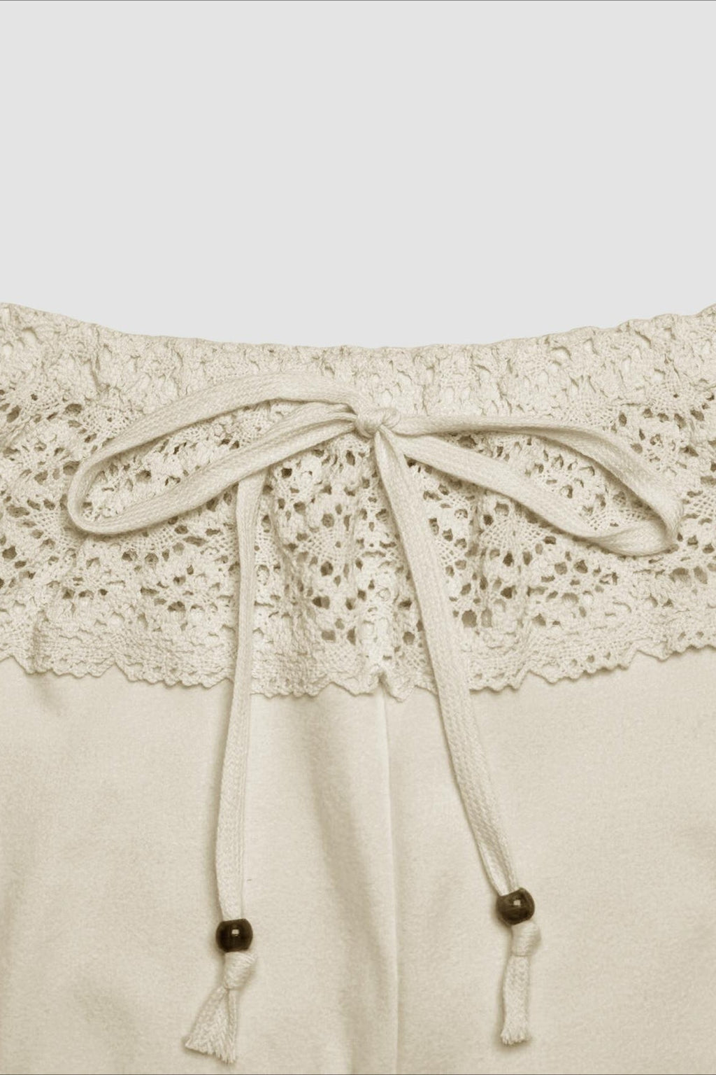 Splice Lace Waist Flared Pants image 6