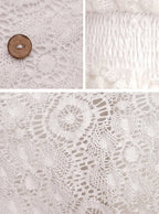 Lace V-Neck Ruffle Mini Boho Dress image 24