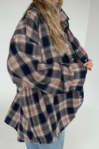 Boyfriend Style Plaid Shirt Blouse image 3