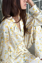 Floral Long Sleeve Cardigan Pants Loungewear Two Piece Set image 4