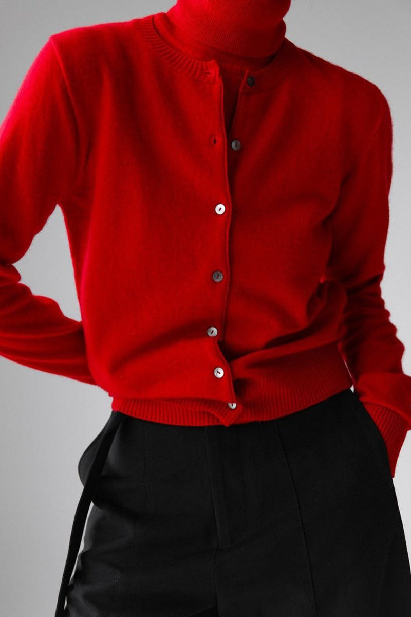 Slim Turtleneck Knit Top image 6