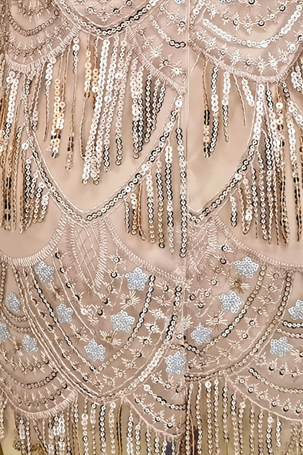 Party Sequin Fringe Slim Mini Dress image 5