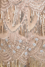Party Sequin Fringe Slim Mini Dress image 5