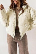 Classic Plain Quilted Puffer Jacket image 5