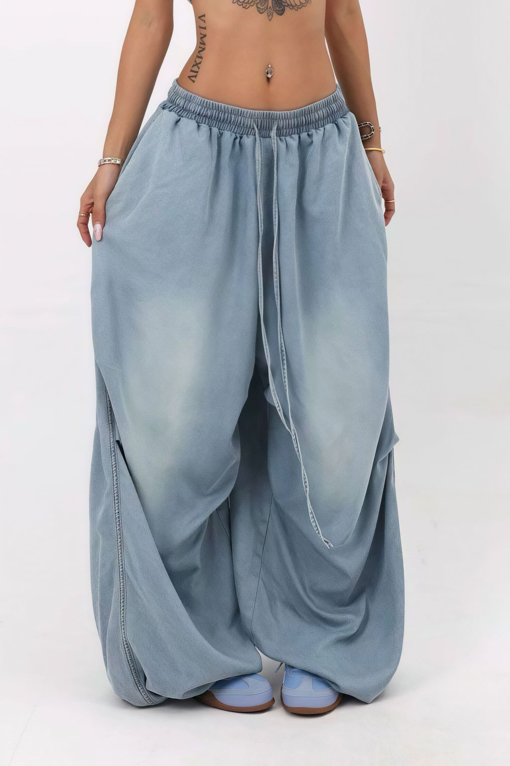 Versatile Vintage Wide Leg Loose Jeans image 1