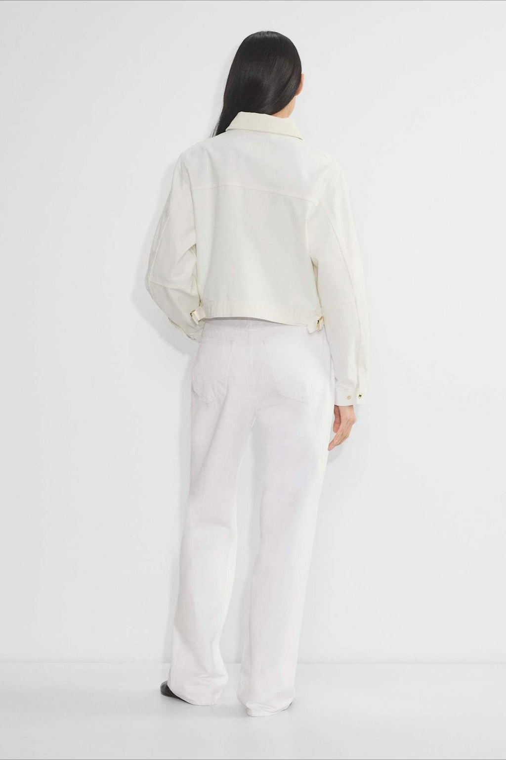 Cropped Utility Workwear Jacket image 13