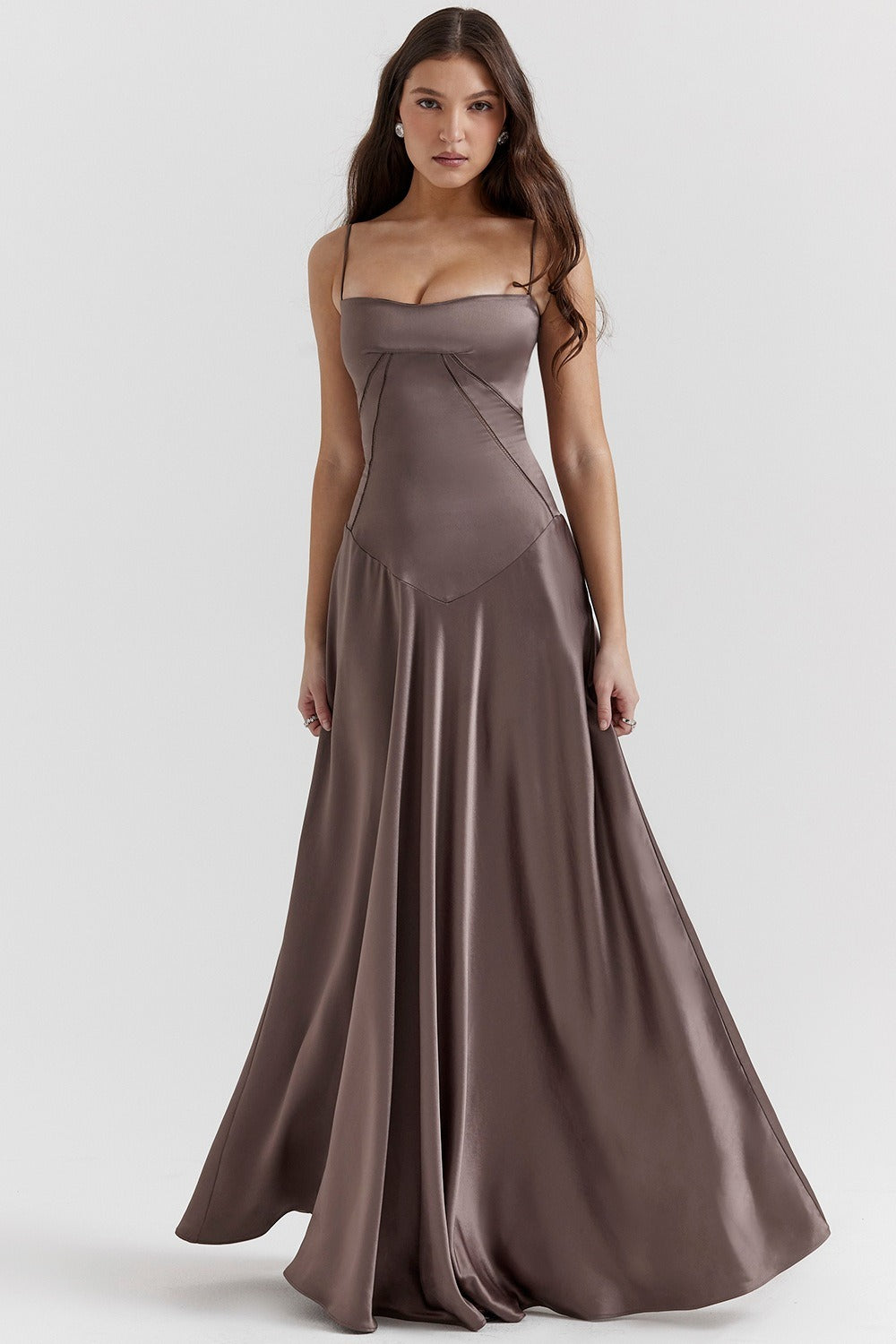 Elegant Cami Backless Maxi Party Dress image 7