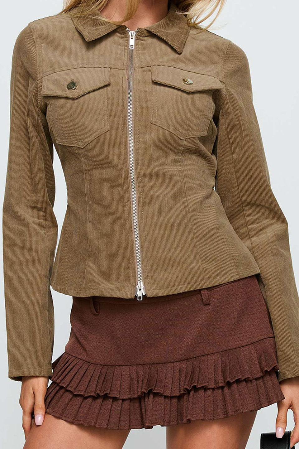 Vintage Casual Corduroy Jacket image 1