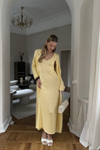 Soft Knit Cutout Tank Dress Long Sleeve Cardigan Two Piece Set image 2