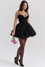 Chiffon Lace-up Backless Cocktail Dress image 16