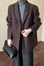 Wool Blend Relaxed Fit Blazer image 16