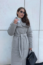 Long Stand Collar Puffer Jacket image 23