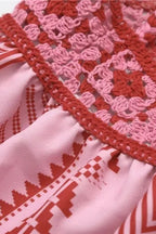 Boho Spaghetti Strap Tassel Boho Dress image 8