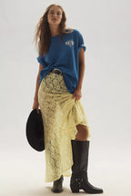 Lace Hollow Out Long Skirt image 3