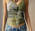 Hollow-Out Bohemian Crop Top image 1