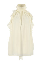 Ruffle Backless Chiffon Halter Top image 5
