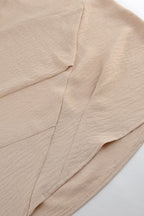 Long Sleeve Waist Irregular Pleated Bodycon Mini Dress image 6