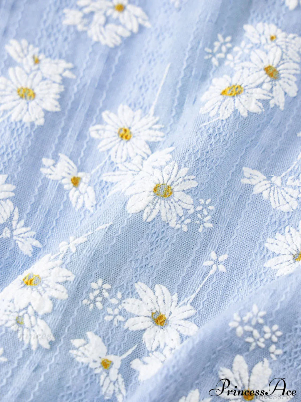 Daisy Pattern Split Trendy Slip Mini Dress image 5