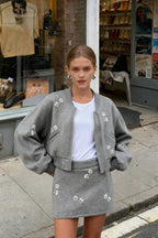 Dandelion Print Sweatshirt Loose Two Piece Set image 2