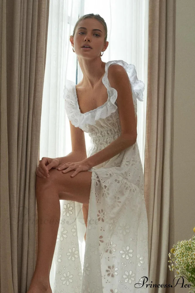 Danielle Eyelet Stylish Maxi Dress image 2