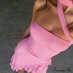 Daphne Ruched Stylish Bodycon Mini Dress image 6